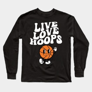 eat sleep basketball Long Sleeve T-Shirt